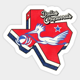 Defunct Dallas Chaparrals Basketball Sticker